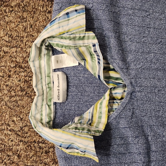 2 Alfred Dunner Sweaters Size Petite M Color Blue - Picture 3 of 11